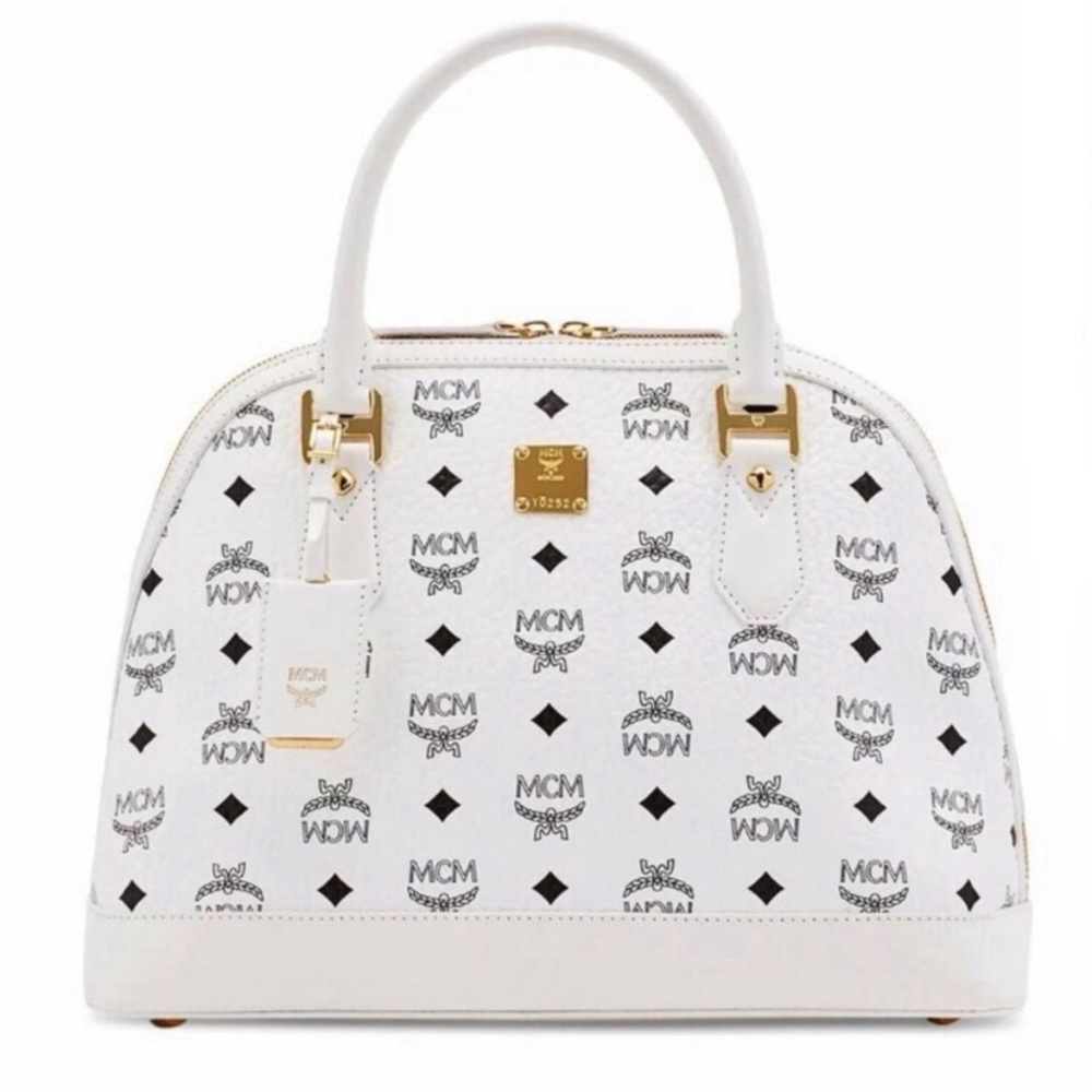 EXTREMELY RARE mcm heritage bowler bag purse